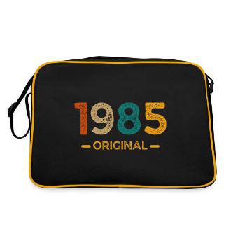 1985 Original - Sac Retro - noir/or - Dos