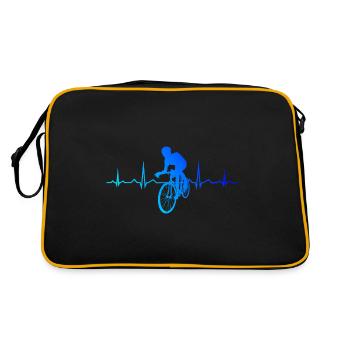 Hommes Vélo de route Vélo de route Femmes - Sac Retro - noir/or - Dos