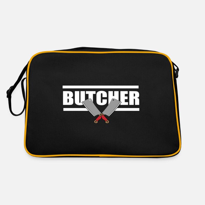 Découpe de boucher découpe Sac Retro