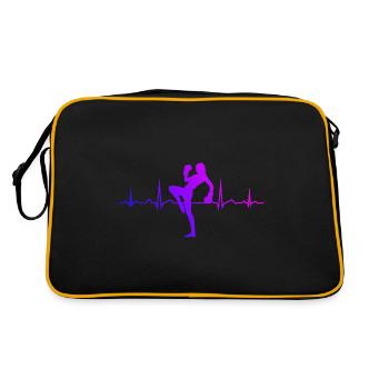 Kickboxer Kickboxen Kickboxing Boxing Boxen - Sac Retro - noir/or - Dos