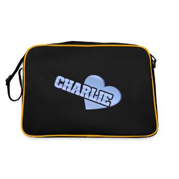 Love Charlie - Retro Bag - black/gold - Back