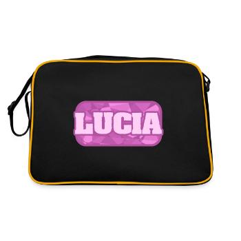 Nature Santé biologique Prénom Lucia - Sac Retro - noir/or - Dos