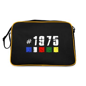 1975 anniversaire népal anniversaire randonnée NOUVEAU TIBET - Sac Retro - noir/or - Dos