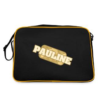 Biographie Pauline - Sac Retro - noir/or - Dos