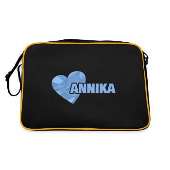 Fille Annika - Sac Retro - noir/or - Dos