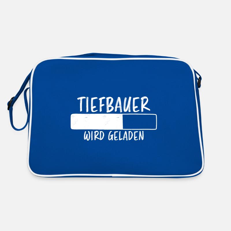 Tiefbauer Spruch Beruf Lustiges Tiefbauer Geschenk Retro Tasche