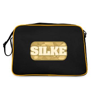 Silke as health - Retro Bag - black/gold - Back