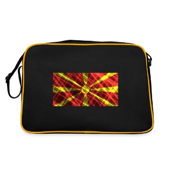 North Macedonia North Macedonia - Retro Bag - black/gold - Back