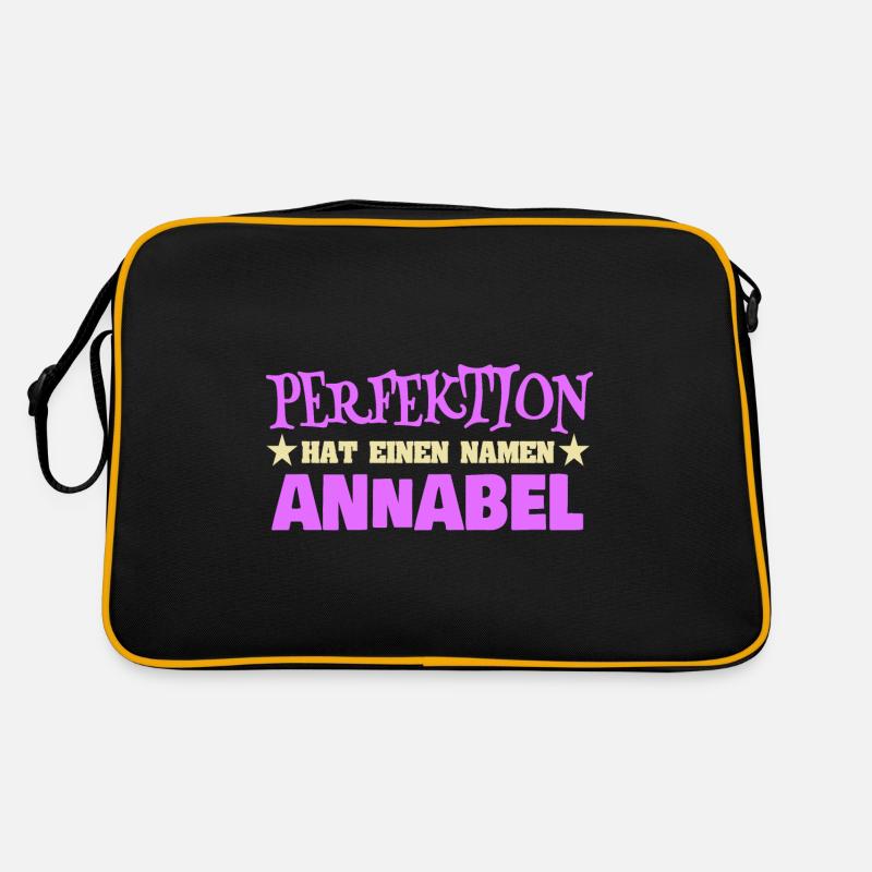 Annabel as a female name Retro Bag
