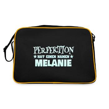 Melanie - Retro Bag - black/gold - Back