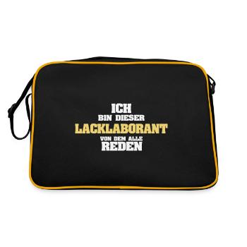 Occupation Paint Laboratory Technician - Retro Bag - black/gold - Back
