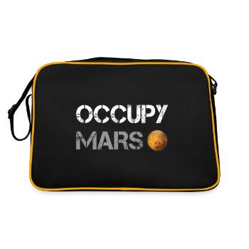 Occuper Mars - Sac Retro - noir/or - Dos
