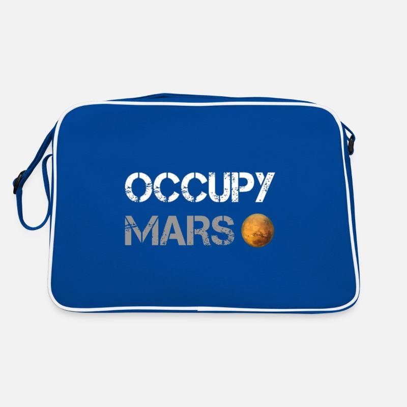 Mars besetzen Retro Tasche