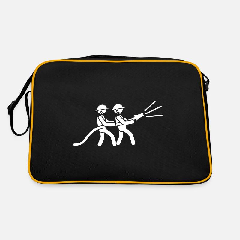 Équipe icône pompier pompier Sac Retro
