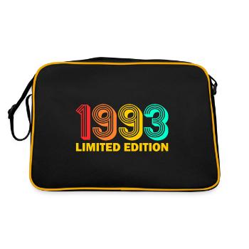 1993 born Born 1993 Gift Birthday - Retro Bag - black/gold - Back