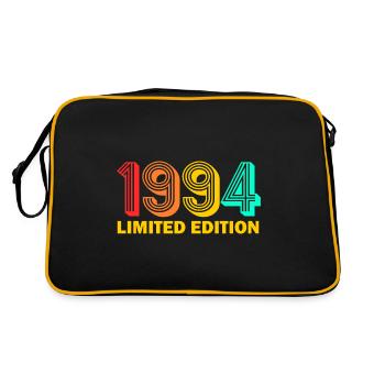 1994 né Né 1994 Cadeau Anniversaire - Sac Retro - noir/or - Dos