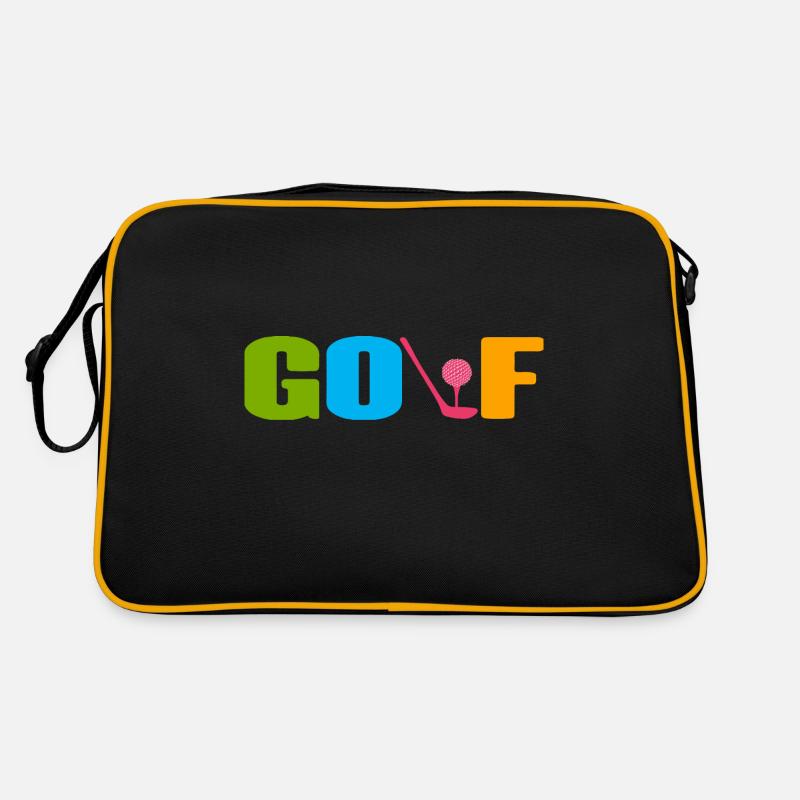 Golf Golfer Retro Tasche