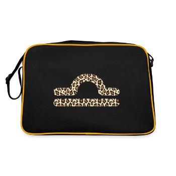 Zodiac sign Libra - Retro Bag - black/gold - Back