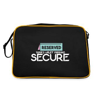 Votre valet parking Secure Attendant Hôtel Recette - Sac Retro - noir/or - Dos