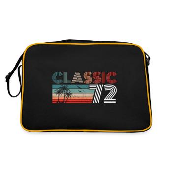 50 Year Old Birthday 2022 Classic 1972 50 Birthday - Retro Bag - black/gold - Back