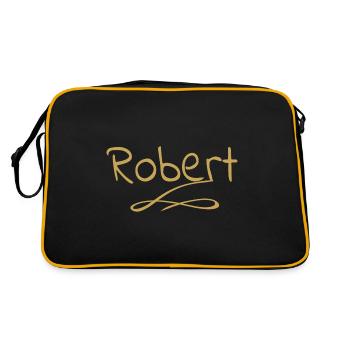 Robert - Sac Retro - noir/or - Dos