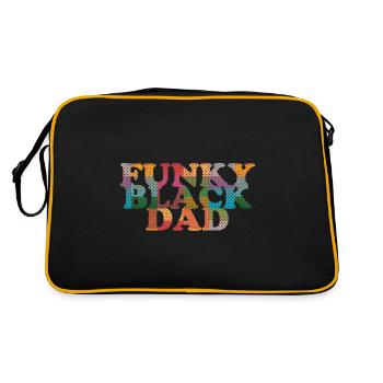 Funky Black Dad - Retro Bag - black/gold - Back