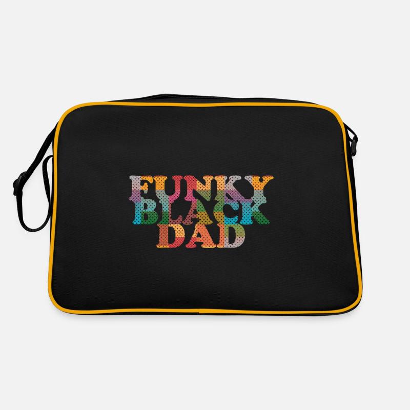Funky Black Dad Sac Retro