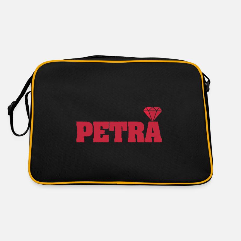 Gift idea first name Petra Retro Bag