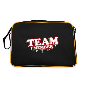 Membres de l’équipe - Sac Retro - noir/or - Dos