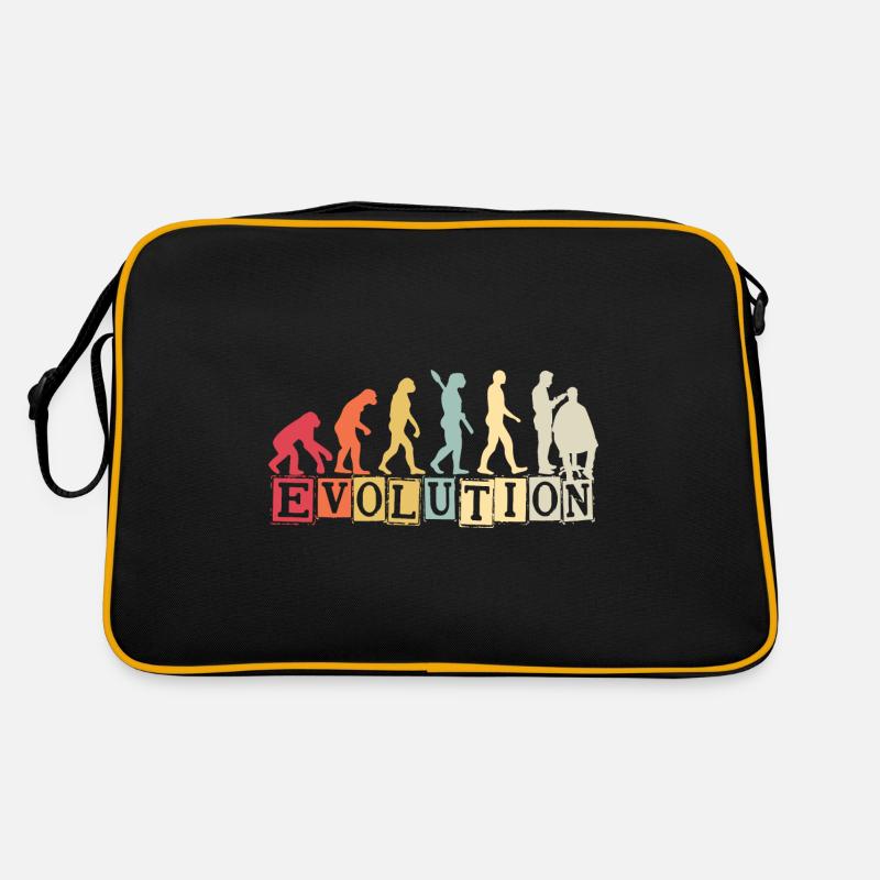 Barbier Evolution de Man Barbershop Coiffeur Sac Retro
