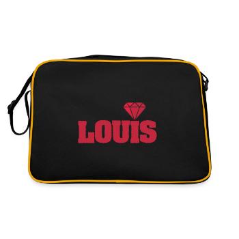 Diamant Louis - Sac Retro - noir/or - Dos