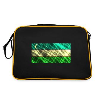 Ouzbékistan - Sac Retro - noir/or - Dos