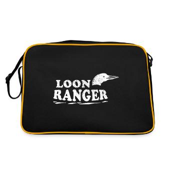 Seetaucher-Ranger - Retro Tasche - Schwarz/Gold - Hinten