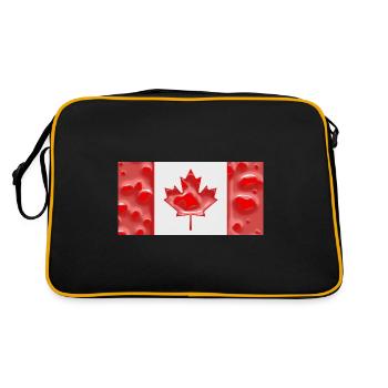 Gift for Canada - Retro Bag - black/gold - Back