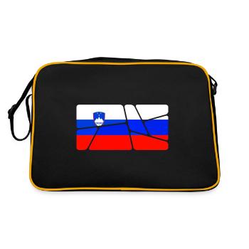Slovénie Slovénie - Sac Retro - noir/or - Dos