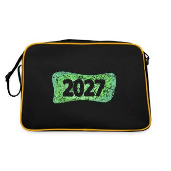 Scratches 2027 - Retro Bag - black/gold - Back