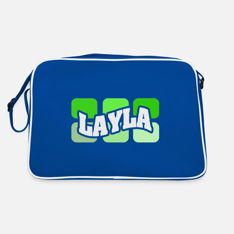 Name Layla Retro Tasche