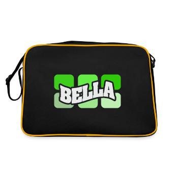 Nom Bella - Sac Retro - noir/or - Dos