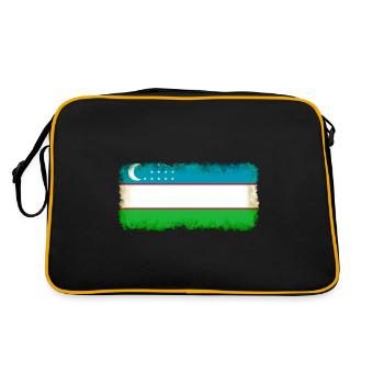 Ouzbékistan - Sac Retro - noir/or - Dos
