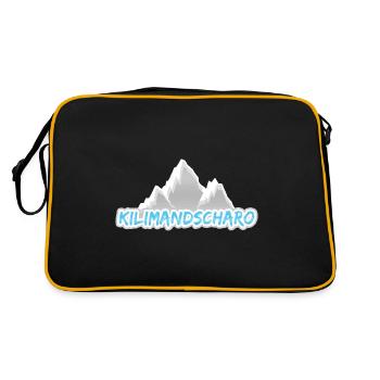 Mount Kilimanjaro - Retro Bag - black/gold - Back