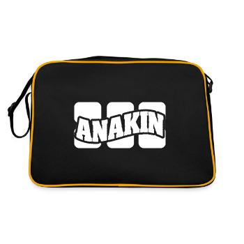 Anakin comme nom - Sac Retro - noir/or - Dos