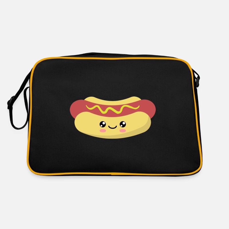 Hotdog - Retro Bag - black/gold