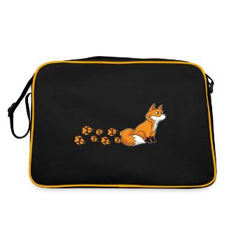 Renard - Sac Retro - noir/or - Dos