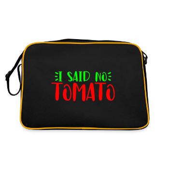 I Said No Tomato - Retro Bag - black/gold - Back
