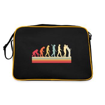 Evolution Self Defense Krav Maga - Retro Tasche - Schwarz/Gold - Hinten