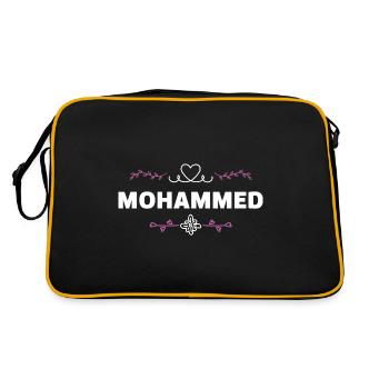 Mohammed - Retro Bag - black/gold - Back