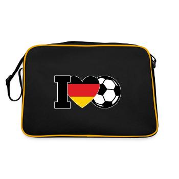 Footballeurs Équipe de football Football - Sac Retro - noir/or - Dos