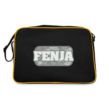 Gift for Fenja - Retro Bag - black/gold - Back