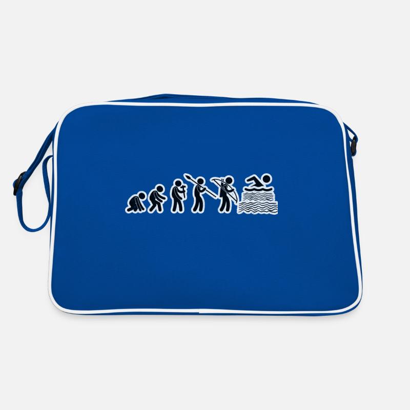 Evolution Natation Noir Grunge Sac Retro