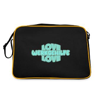 Assistant - Retro Bag - black/gold - Back